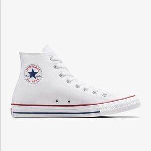 Converse Chuck Taylor White High Top Shoes Size 8